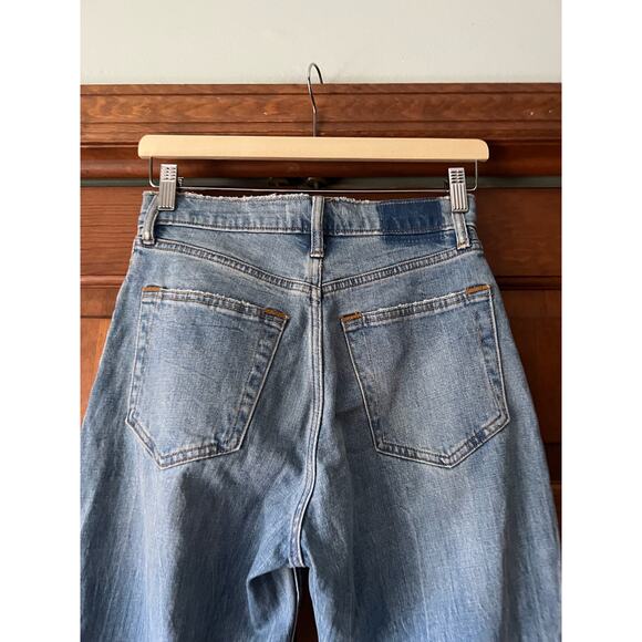 Abercrombie & Fitch Women's The Ankle Straight Ultra High Rise Jeans Blue 27/4XS - Picture 5 of 9